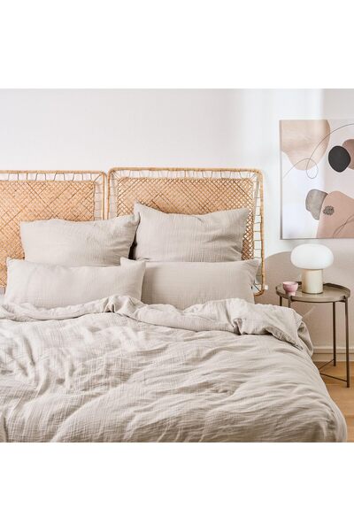 Blumtal Muslin Bed Linen 135 x 200 cm – Oeko-Tex Certified – Duvet Cover 135 ...
