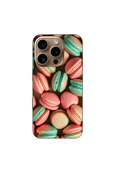 OEM Husa compatibila cu Apple iPhone 16 Pro Silicon Gel Tpu Model Tasty Macarons