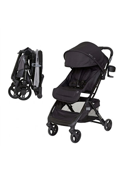 babytrend عربة أطفال تانجو ميني باللون الأسود، خفيفة الوزن، قابلة للطي بيد وا...