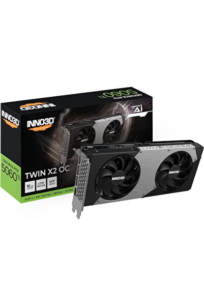 Inno 3D GeForce RTX 5060 Ti 16GB GDDR7 Twin X2 OC Κάρτα Γραφικών Κωδικός: N50...