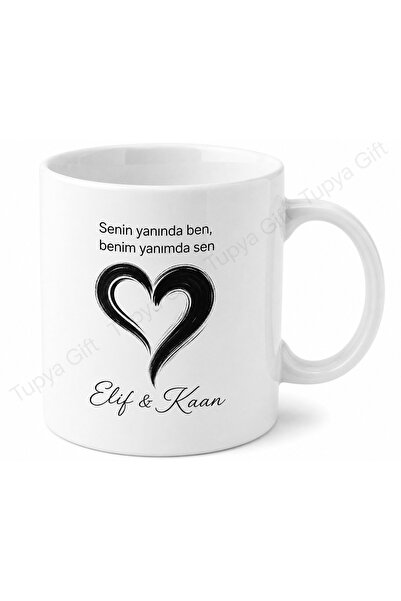 Tupya Gift طقم أكواب مزدوجة باللونين الأسود والأبيض، كوب هدية مطبوع حسب الطلب...