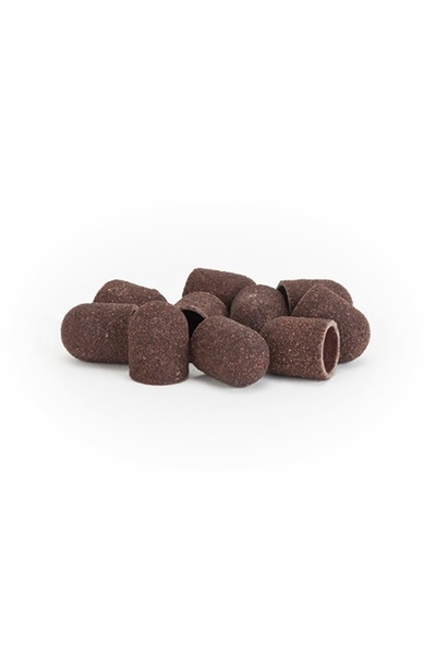 OEM Abrasive Pedicure Cap, Hard, Diameter-13mm, Set - 10 pcs