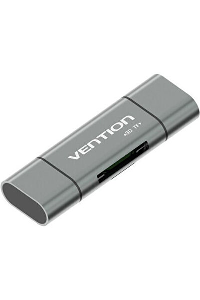 Vention Αναγνώστης καρτών USB 3.0 Type-C για S/D/M/I/C/R/O/S/D/Μεταλλικό Γκρι...