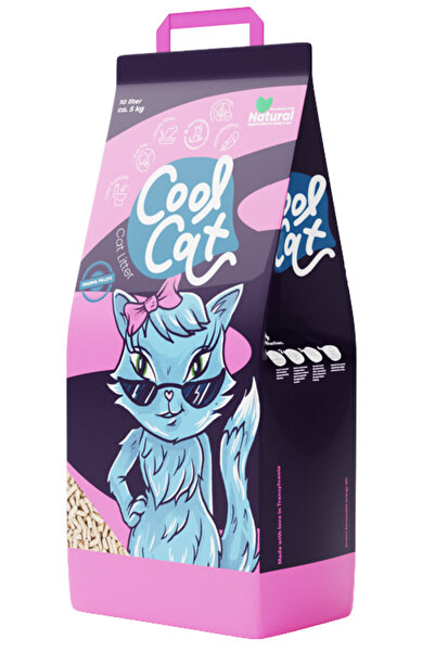 Cool Cat Hygienic cat litter made of natural fiber, CoolCat, Pellets, 10 l
