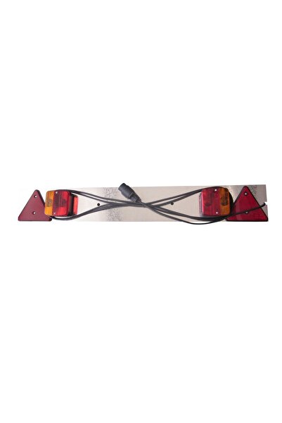 RapidAuto Bara remorca lumini suport metal, 7 pini, 100x14x20 cm