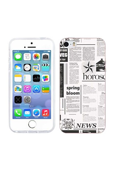 OEM Θήκη συμβατή με Apple iPhone 5S, iPhone 5, από σιλικόνη gel TPU με σχέδιο...