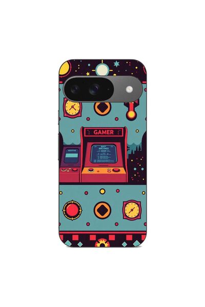 OEM Husa compatibila cu Google Pixel 9 Pro Silicon Gel Tpu Model Gamer Arcade...