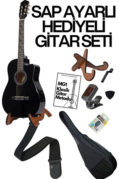 Maske Müzik KLASİK GİTAR SETİ (SAP AYARLI VE AKSESUAR HEDİYELİ)