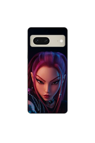 OEM Husa compatibila cu Google Pixel 8 Silicon Gel Tpu Model KPop Demon Hunte...