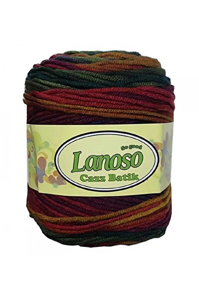 Lanoso Cazz Batik El Örgü İpliği - 714 Batik -