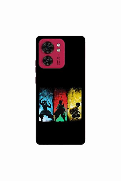 OEM Husa compatibila cu Motorola Edge 40 Silicon Gel Tpu Model Demon Slayer Team