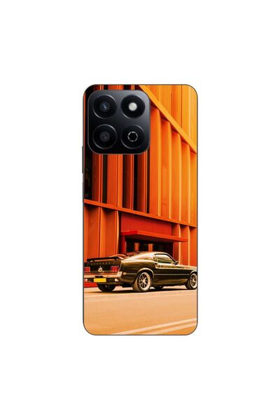 OEM Husa compatibila cu Honor 200 Smart Silicon Gel Tpu Model Mustang Sunset