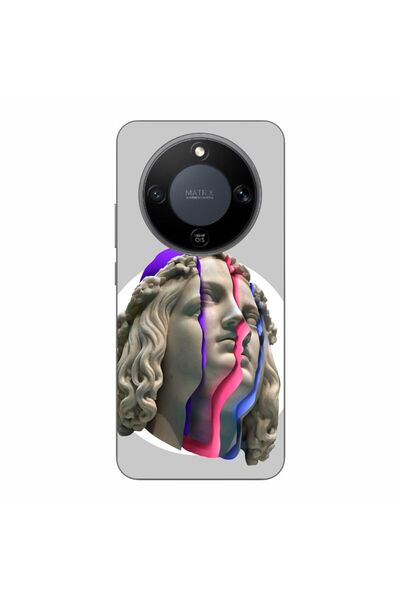 OEM Θήκη συμβατή με Honor Magic8 Lite Σιλικόνης Gel TPU Μοντέλο Neon Ruins