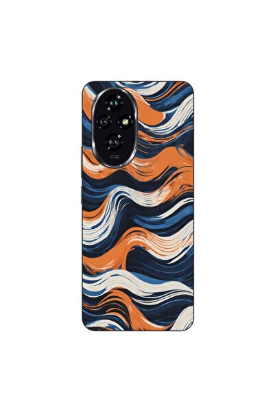 OEM Husa compatibila cu Honor 200 Silicon Gel Tpu Model Abstract Crazy Orange...