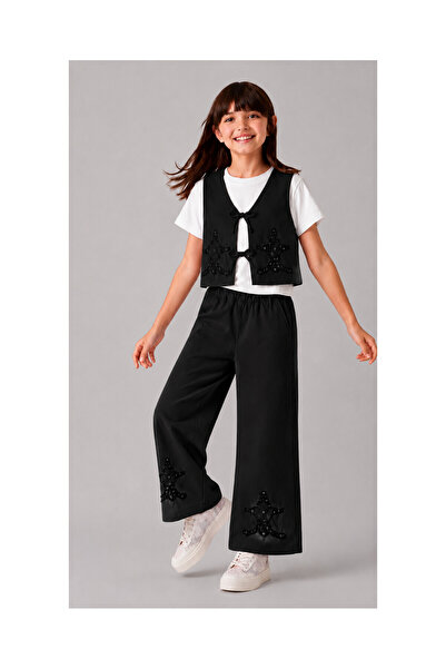 JABBER Girls' Embroidered Woven 3-Piece Set