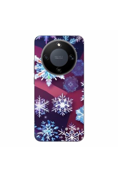 OEM Husa compatibila cu Honor Magic8 Lite Silicon Gel Tpu Model Fulgi de Gheata