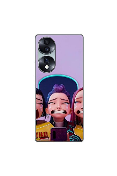 OEM Husa compatibila cu Honor 70 Silicon Gel Tpu Model KPop Demon Hunters Cry...