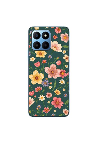 OEM Husa compatibila cu Honor X6 Silicon Gel Tpu Model Vintage Spring Flowers