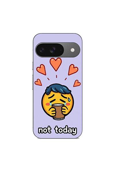 OEM Husa compatibila cu Google Pixel 9 Silicon Gel Tpu Model Not Today