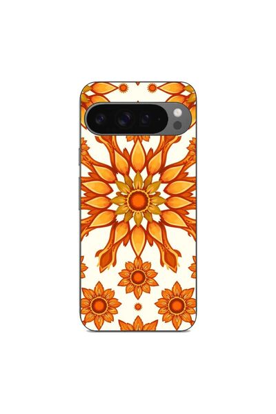 OEM Husa compatibila cu Google Pixel 9 Pro XL Silicon Gel Tpu Model Sun Flowe...