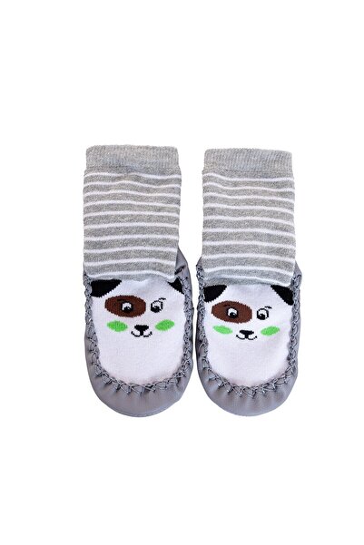 ebebek Hello Baby HelloBaby Erkek Bebek Çarık Çorap Hayvan Baskılı