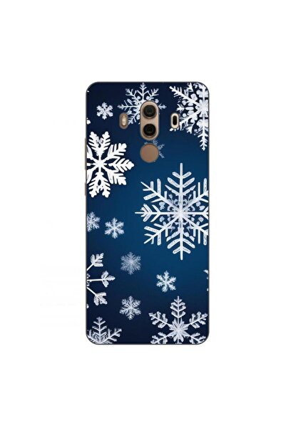 OEM Husa compatibila cu Huawei Mate 10 Pro Silicon Gel Tpu Model Fulgi de Nea