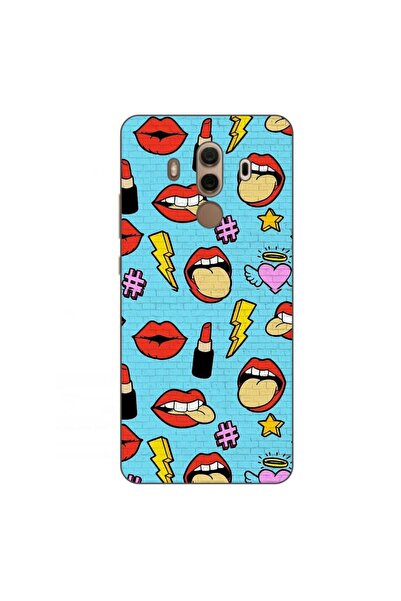 OEM Husa compatibila cu Huawei Mate 10 Pro Silicon Gel Tpu Model Pop Art Lips
