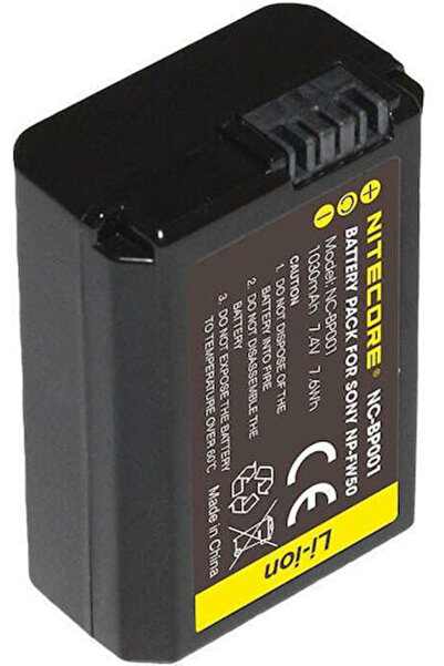 Nitecore Μπαταρία Φωτογραφικής Μηχανής NP-FW50 Ιόντων Λιθίου (Li-Ion) 1030mAh...