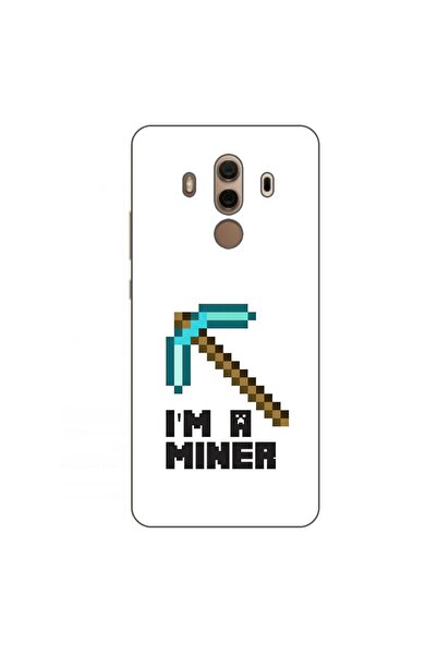 OEM Husa compatibila cu Huawei Mate 10 Pro Silicon Gel Tpu Model Minecraft Miner