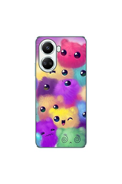 OEM Husa compatibila cu Huawei Nova 10 SE Silicon Gel Tpu Model Pufosi Colorati