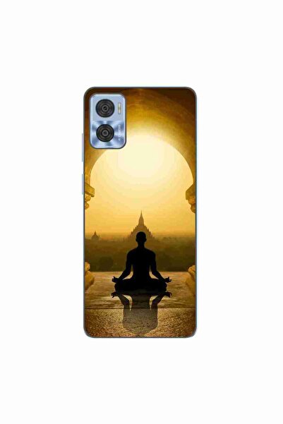 OEM Husa compatibila cu Motorola Moto E22, E22i Silicon Gel Tpu Model Meditation