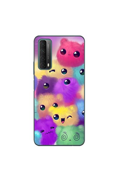OEM Husa compatibila cu Huawei P Smart 2021 Silicon Gel Tpu Model Pufosi Colo...