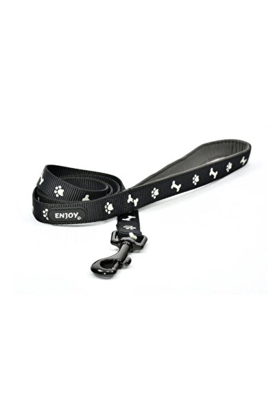 Enjoy Reflective dog leash made of nylon and neoprene 1.5x120 cm