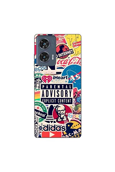 OEM Husa compatibila cu Motorola Edge 50 Fusion Silicon Gel Tpu Model Pop Art...