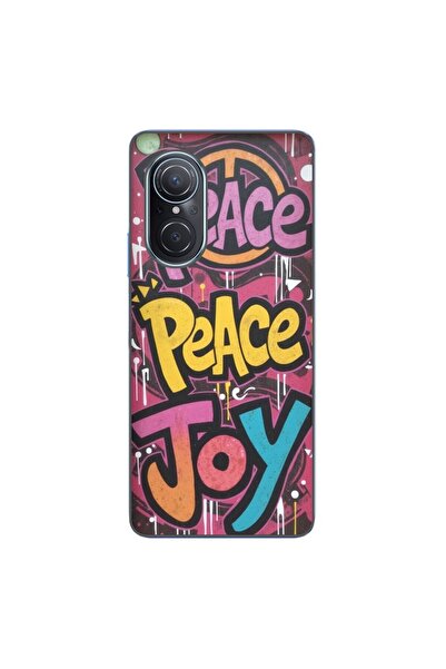 OEM Husa compatibila cu Huawei Nova 9 SE Silicon Gel Tpu Model Peace and Joy ...