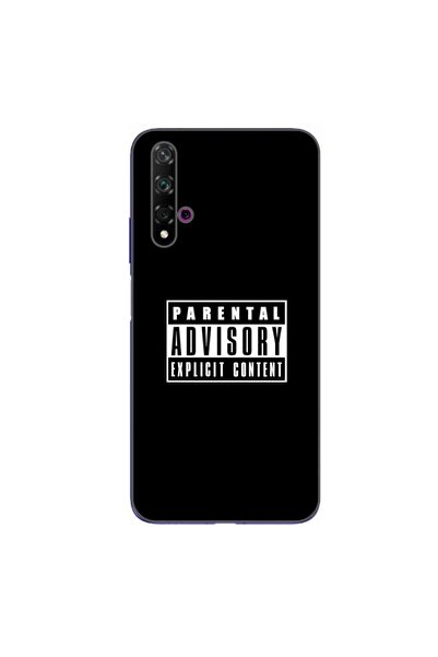 OEM Husa compatibila cu Huawei Nova 5T Silicon Gel Tpu Model Parental Advisory