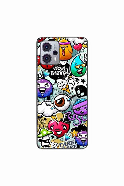 OEM Husa compatibila cu Motorola Moto G13 Silicon Gel Tpu Model Pop Art Graffiti