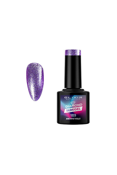 Elixir DIAMOND SEMI GEL (ΗΜΙΜΟΝΙΜΟ BΕΡΝΙΚΙ) - 1223 (AMETHYST VIOLET) 8ML