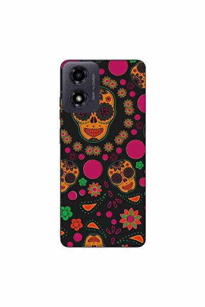 OEM Θήκη συμβατή με Motorola Moto G04, από σιλικόνη gel TPU, με σχέδιο Φλοράλ...