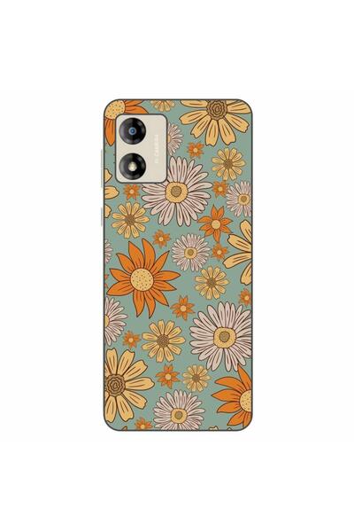 OEM Husa compatibila cu Motorola Moto E13 Silicon Gel Tpu Model Vintage Meadow