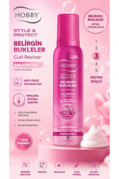 Hobby Saç Köpüğü Belirgin Bukleler 150 ml