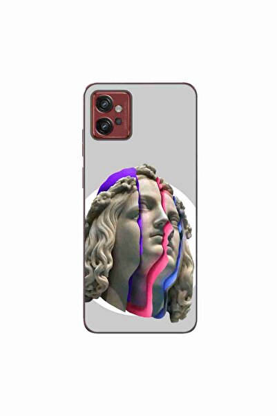 OEM Θήκη συμβατή με Motorola Moto G32 Σιλικόνης Gel TPU Μοντέλο Neon Ruins