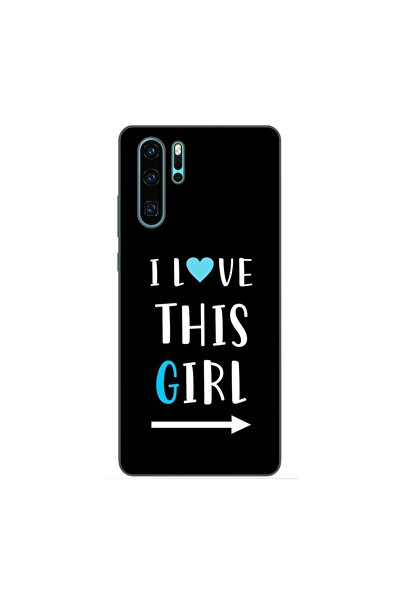 OEM Husa compatibila cu Huawei P30 Pro Silicon Gel Tpu Model Cupluri I love T...
