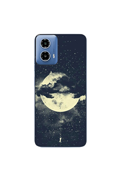 OEM Husa compatibila cu Motorola Moto G34 Silicon Gel Tpu Model Moon Climbing