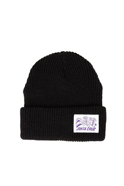 Santa Cruz Ανδρικό Beach Bum Label Σκουφάκι Μαύρο SCABNE0266-BLACK