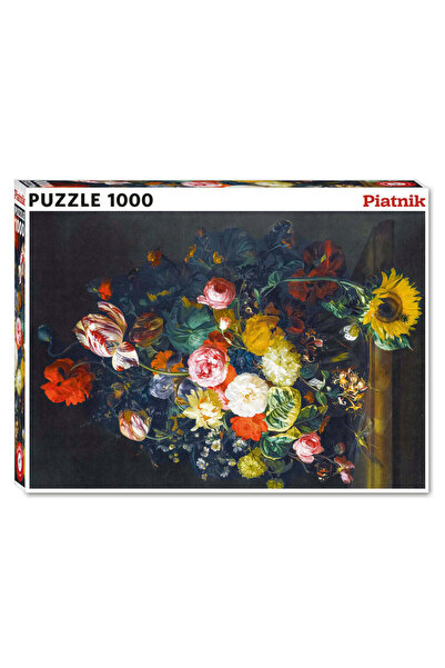 Piatnik Puzzle Piatnik, Květinové zátiší - Rachel Ruysch, 1000 dílků