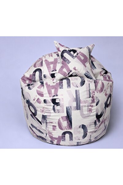 Pufrelax Set Fotoliu King Size cu Perna, Material Textil - Urban Mystique