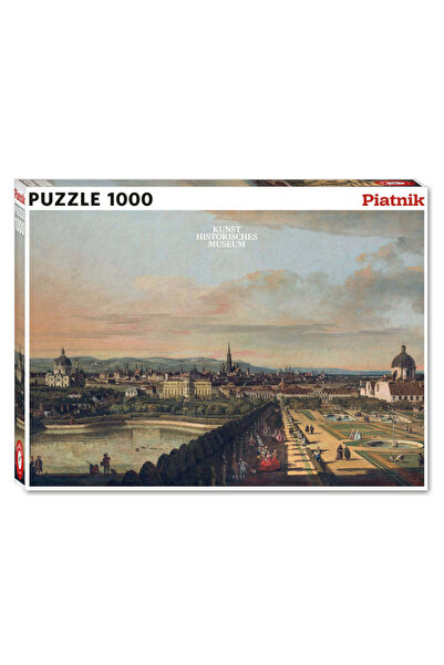 Piatnik Puzzle Piatnik, Viena de la Belvedere - Canaletto, 1000 piese