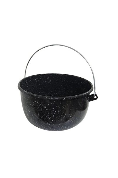 OEM Enamel Pot, Black, 20 cm, 2l