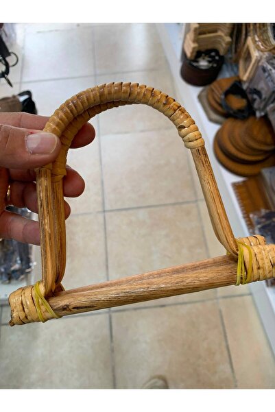 Rengarenk tuhafiye ve hobi Bambu Çanta Sapı Çift